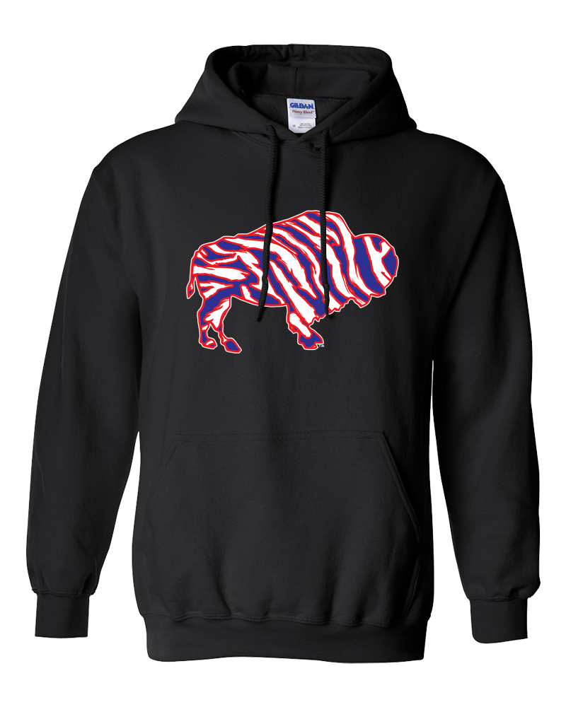 Buffalo Bills Zebra Hoodies, New Blue/Red