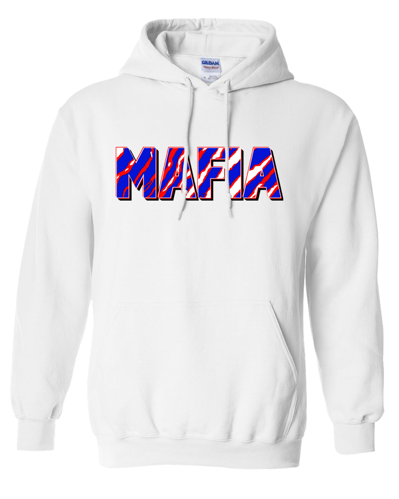 Printify Buffalo Bills Mafia Retro Football Hoodie Red / M