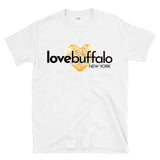 LOVE BUFFALO NEW YORK - dating island parody glitter heart -  T-Shirt